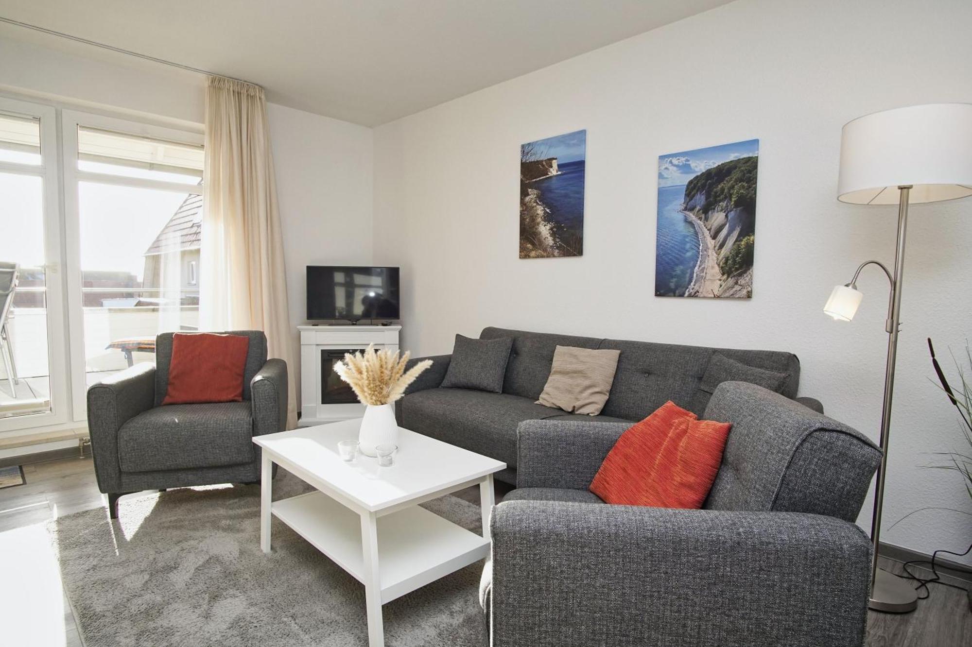 Hafenhaeuser Breege Fewo 05 - Balkon Buitenkant foto